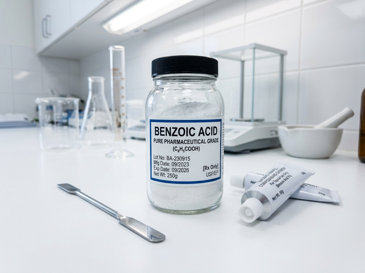IP / BP / USP Pharmaceutical Grade Benzoic Acid